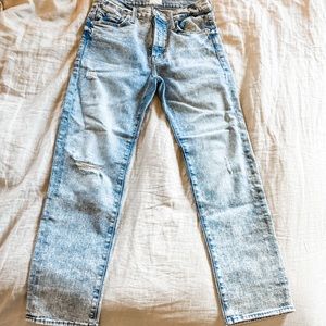 Mother The Scrapper Double Cuff Jeans, Size 27